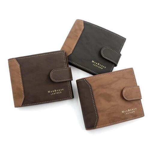 Men's Wallet Black/brown/coffee Business Card Holder Cas