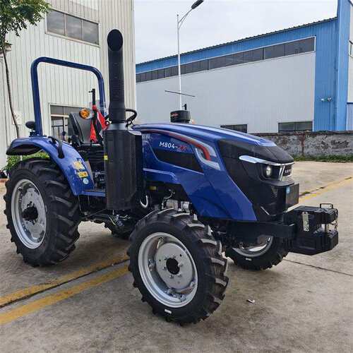 拖拉机农用雷沃804-2X四驱山地丘陵田地旋耕轮式农业蓝色拖拉机
