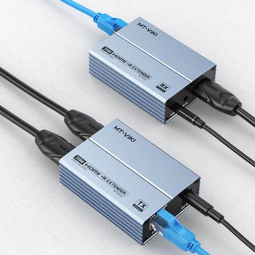 迈拓维矩70米HDMI延长器 单边供电 带环出音频分离 PoC MT-ED02S