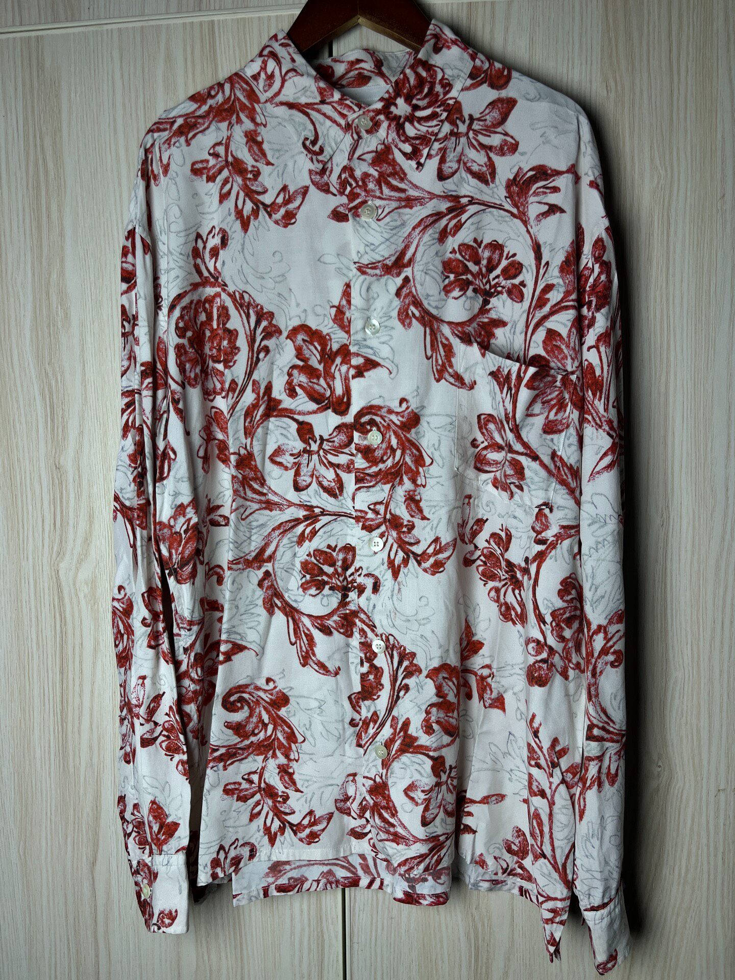Yohji Yamamoto 01ss Floral Shirt