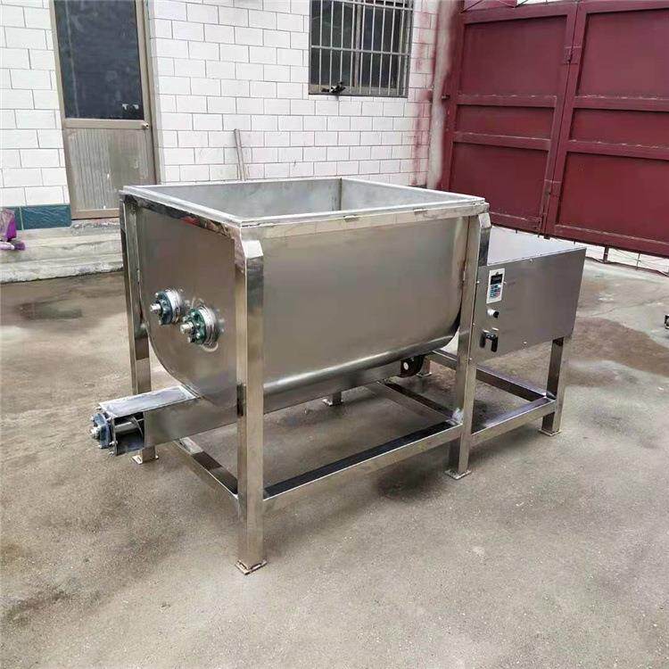 工业槽式搅拌机快速拌料螺旋混合机不锈钢材质耐用款