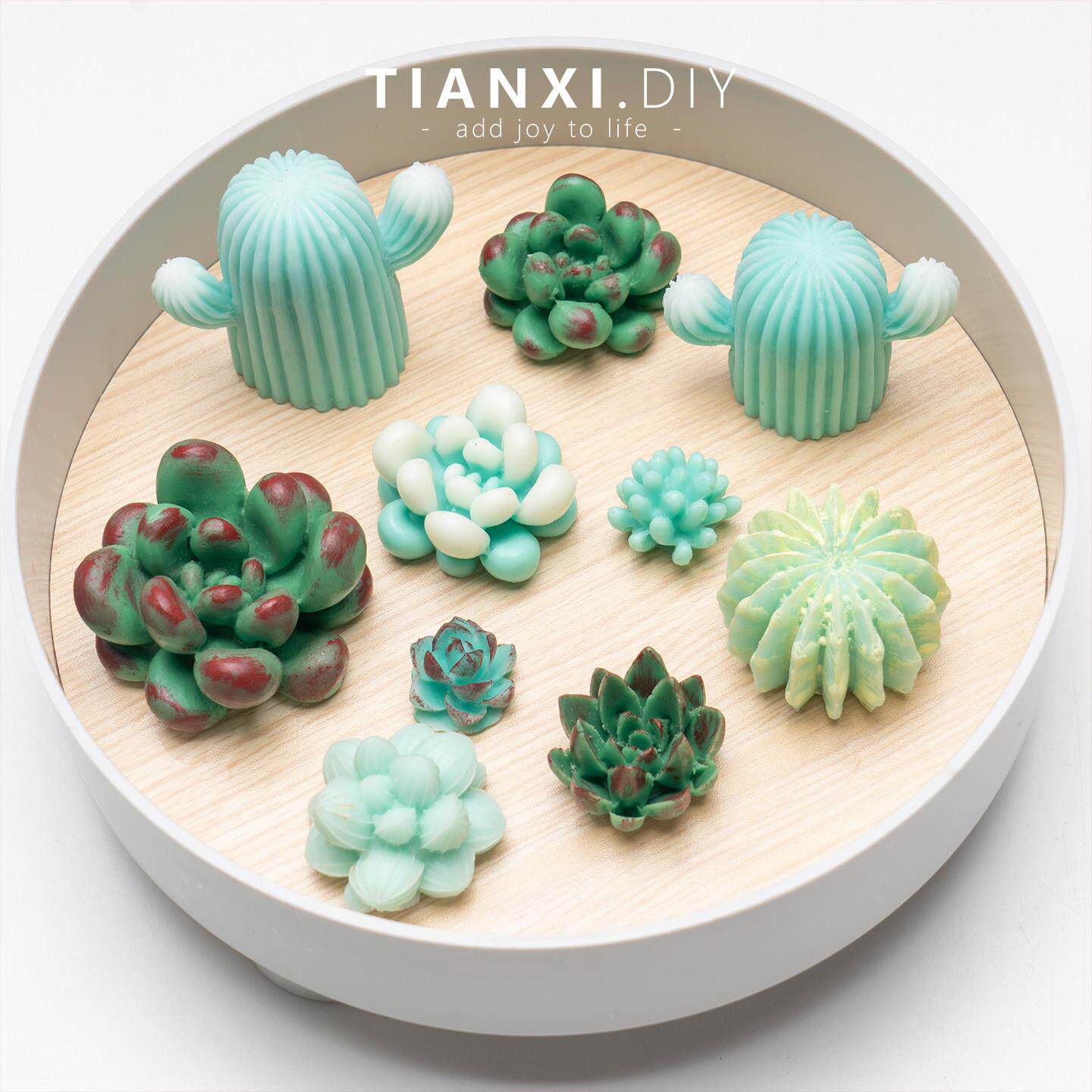 硅胶模具香薰蜡烛diy创作可爱手工装饰雕刻矽胶磨具ins风家居摆件