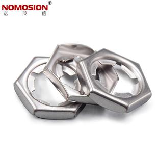 304不锈钢扣紧螺母OMS并7紧母螺帽锁紧防螺DIN9松67