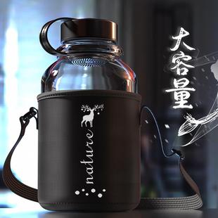 玻璃杯双层便携男女商务办公泡茶杯茶水分离加厚大容量家用水 新款