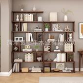 实书HBN 1022架一体靠墙地置物木架客厅自由组合子柜书法格学生收