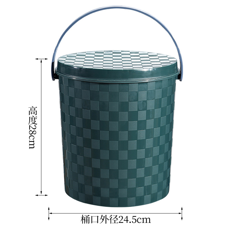 提手能坐的钓鱼桶塑料水桶带盖幼儿园桶凳孕妇男士小号起夜可以坐