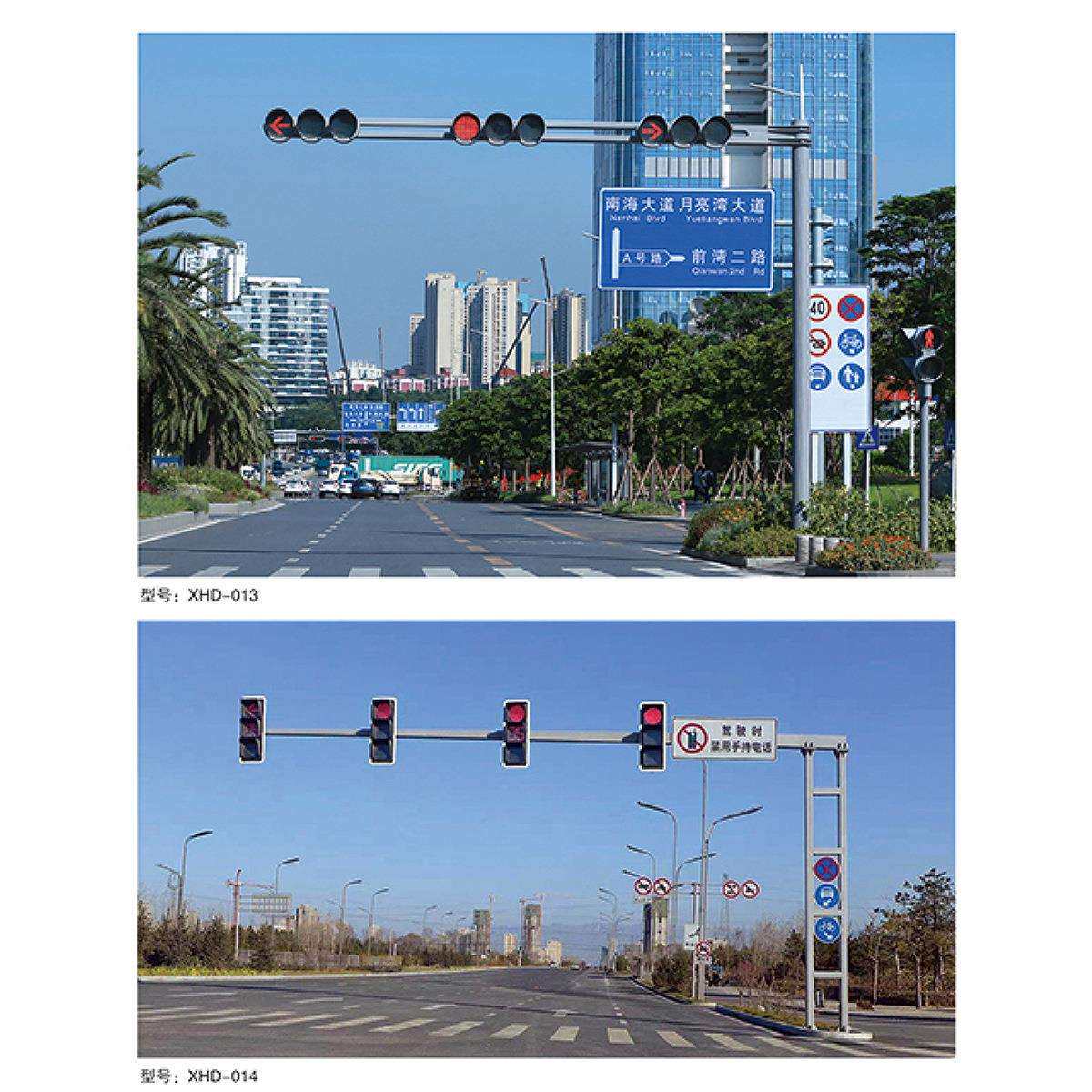厂家供应交通信号灯城市红绿灯马路交通信号灯杆道路监控警示灯杆