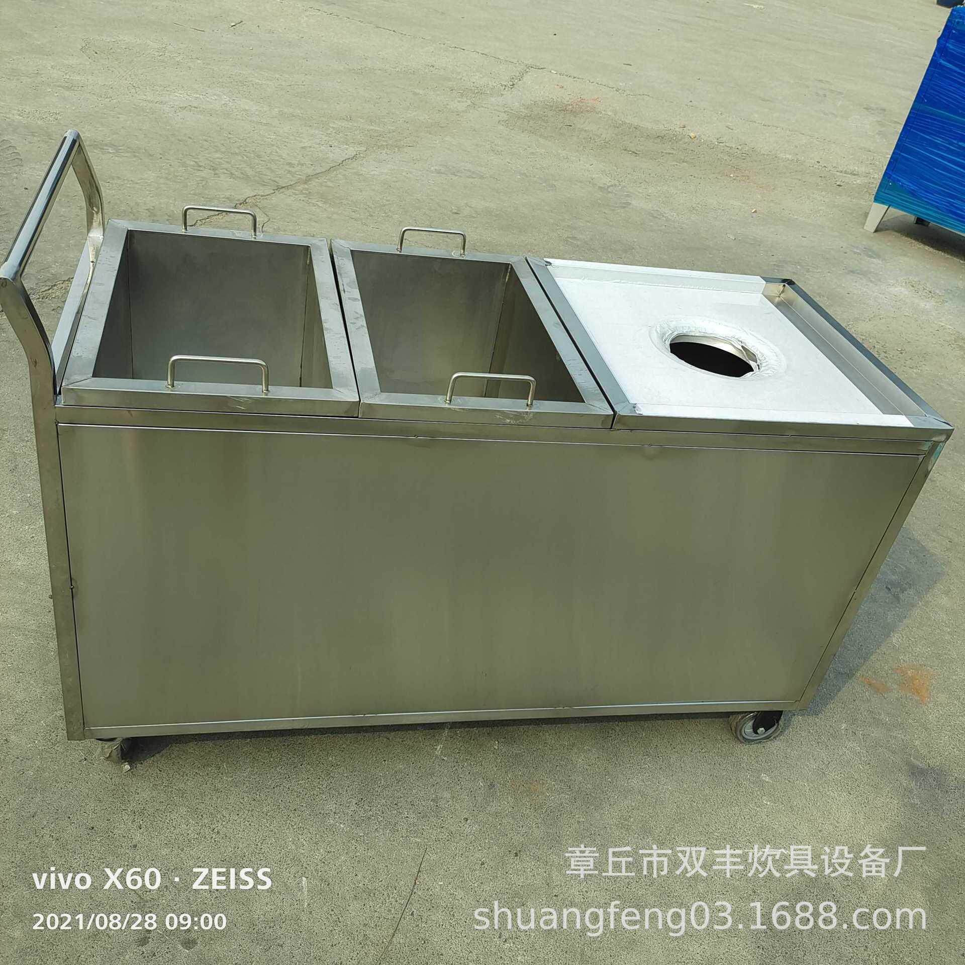 手推平板车拉货搬运货仓工具小推车运输拖车加厚不锈钢小推车