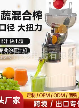 跨境榨汁机138mm家用分离全自动果蔬多功能蔬菜汁原汁机现榨商用