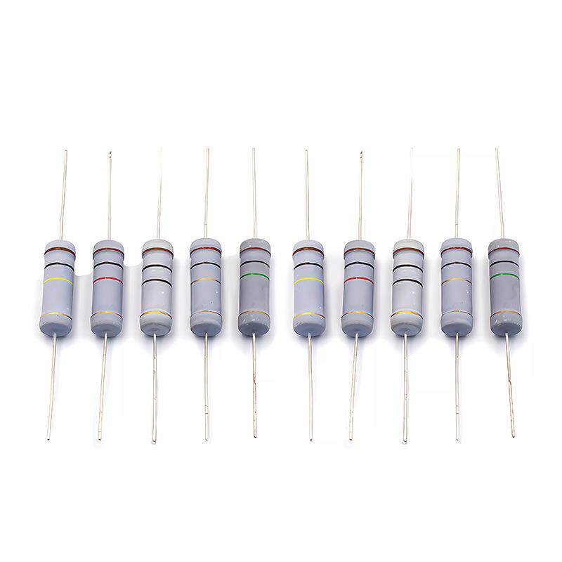 5W碳膜5%色环电阻器10R 100R 1K 2K 4.7K 5.1K 10K 100K 1R1M欧姆
