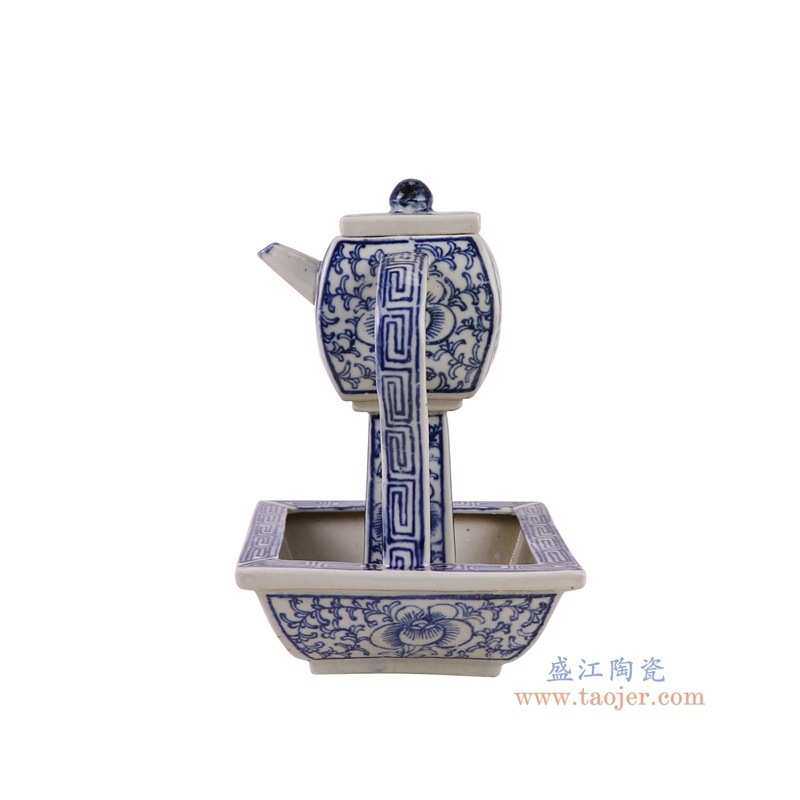 景德镇陶瓷仿古青花缠枝油壶漏斗壶家居民宿玄关博古架装饰品摆件,特色手工艺,其他特色工艺品,淘宝优惠券,粉丝福利购,淘宝优惠卷