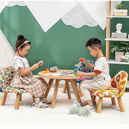 新款儿童椅子实木凳小孩靠背椅 幼儿园宝宝小板凳可爱沙发矮凳