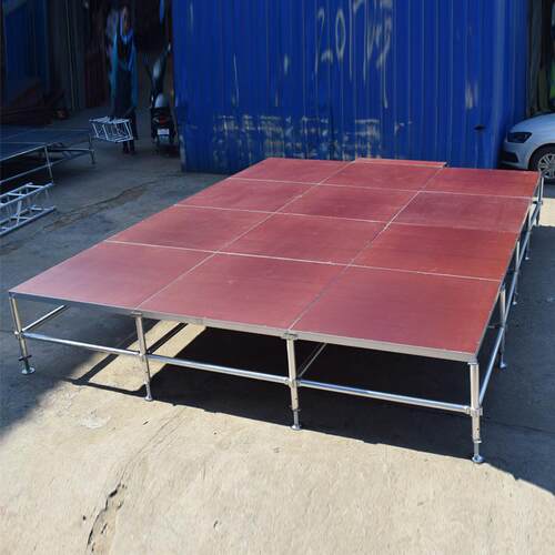 家舞供应铝合金卡扣舞台拼接升降厂移动舞台905销活动展台