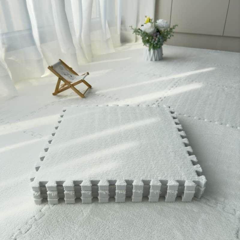 天台悦先绒毛拼接地垫卧室满铺ins风床边地毯儿童房间全铺可裁剪,居家布艺,地毯,淘宝优惠券,粉丝福利购,淘宝优惠卷