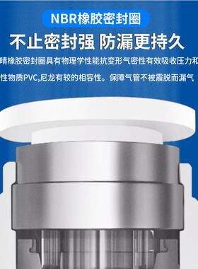 气动元件PE8/PE2蓝色206气快速插接头T型正三通1E管4/PE6P/PE10/P