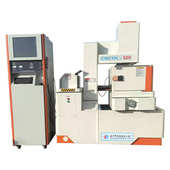 中走丝数控切割机金属切割设备DK7732高精密C型中走丝数控切割机