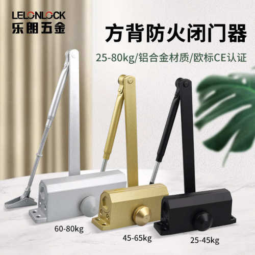 缓冲背自动闭门器液压 闭门器回弹商场方酒店消防通道静音 防火门