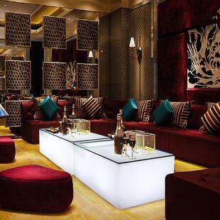 ktv吧发茶几专用户外庭院露天酒茶桌茶几沙组合清吧餐光VRX吧茶发