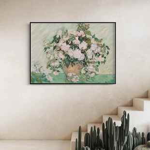 梵EZN高莫奈装 画挂画框客厅卧走廊酒店饰壁民画宿抽室象小清新文