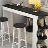 轻奢家用小吧台隔断客厅玄关柜简约酒柜靠墙长条桌小户型沙发隔断