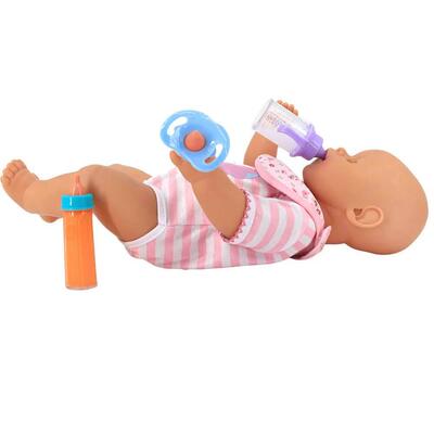 Large size Baby Doll Feeding Bottle Set Baby Care Toy Stroll