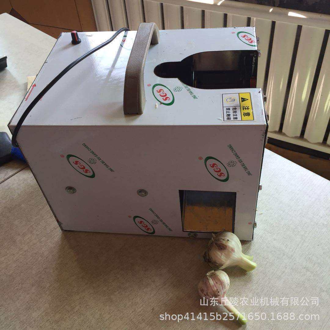 厂家供货 大蒜剪杆去胡机 48V电动鲜蒜加工设备 小型切蒜切杆机