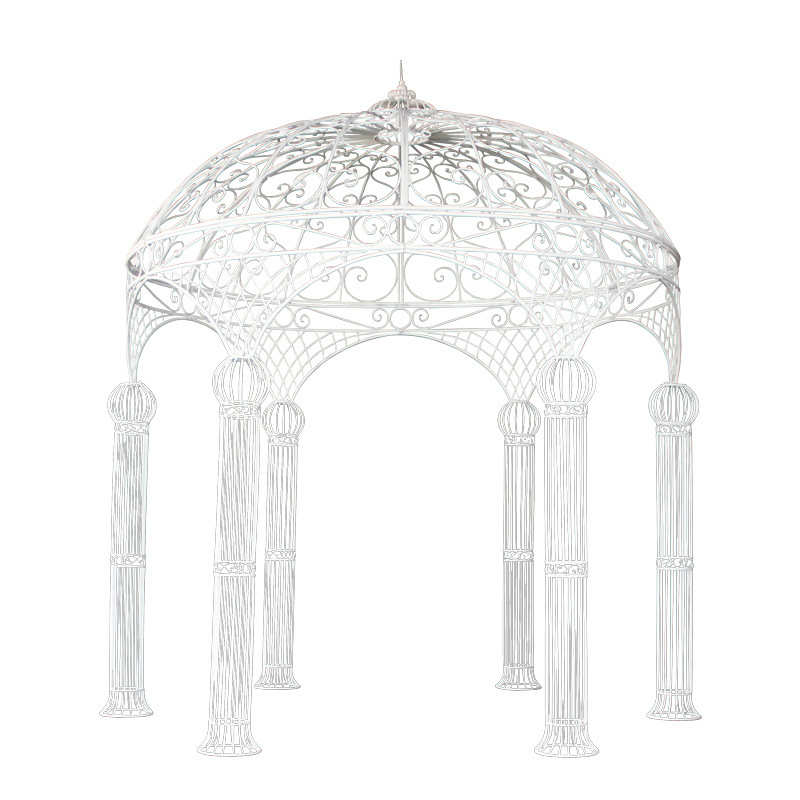 园林大型摆件 公园白色蒙古包户外婚礼楼盘暖场活动现场布置道具