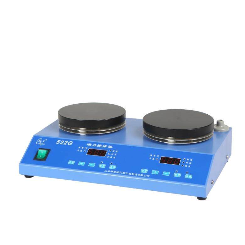 驰久 【多工位搅拌器】522G丨磁力恒温搅拌器丨数显定时搅拌器