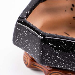 冰汝窑裂长方形家角形盆多肉窑变复other古宋瓷透景气居盆栽特大