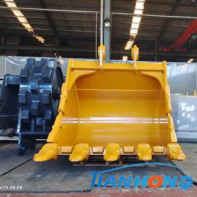 卡特彼勒挖机配件CAT336挖掘机1.87方岩石挖斗 土方斗 矿山斗