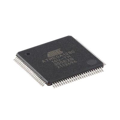 ATMEGA1280-16AU TQFP-100 8位AVR微控制器单片机IC芯片