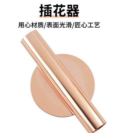 现货北欧风墙面装饰品粘贴免打孔挂件金属插花器假花室内墙饰花瓶