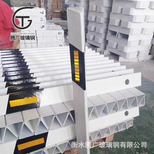 玻廊璃钢轮廓高公路夜间反光轮速标 玻璃钢标志桩标柱式轮廓标
