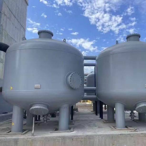 电厂冷却水除垢过滤设备 多介质过滤器 碳钢防腐过滤 万泰环保