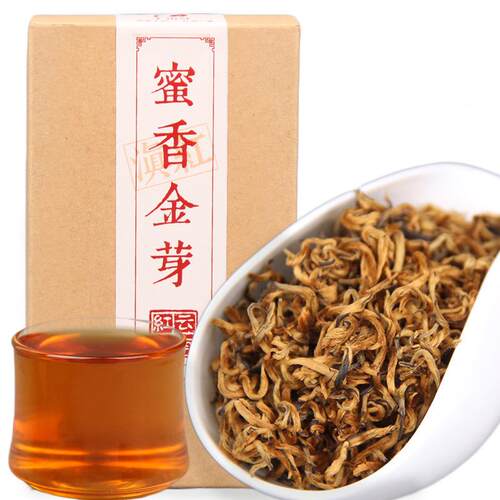凤庆滇红功夫茶 早春蜜香金芽滇红茶 大叶 滇红工夫茶100g