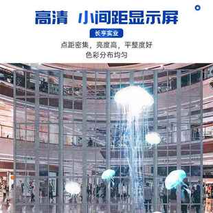 7.m82m明屏室内全彩玻清 016led透明显示屏高透明透广告屏3.91