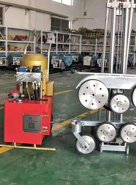 小型电动绳锯机22kw 水泥切断机 大理石桥梁钢筋混凝土切割线锯机