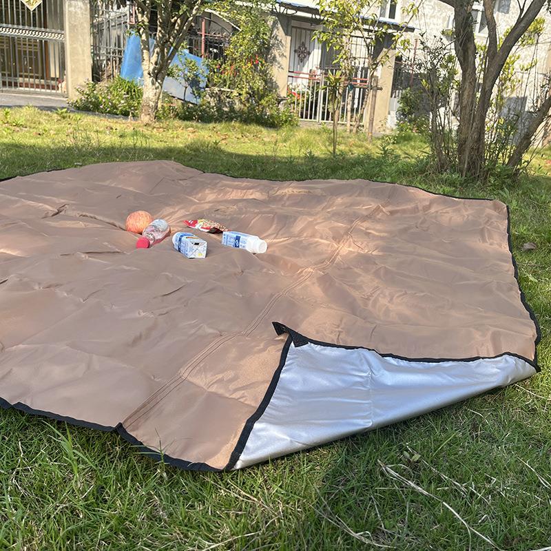 户外超大加厚防潮垫野营耐磨牛津布垫地席野餐地垫家用野餐布天幕