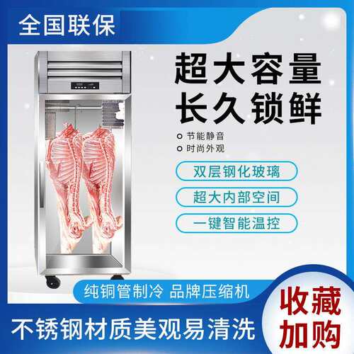 商用挂肉柜冷藏立式陈列展示柜鲜肉猪牛羊肉柜冷鲜肉挂钩冰柜