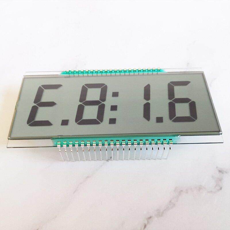 超宽低温段码lcd液晶屏4位8字七段式lcd屏加油机液晶显示屏EDS816