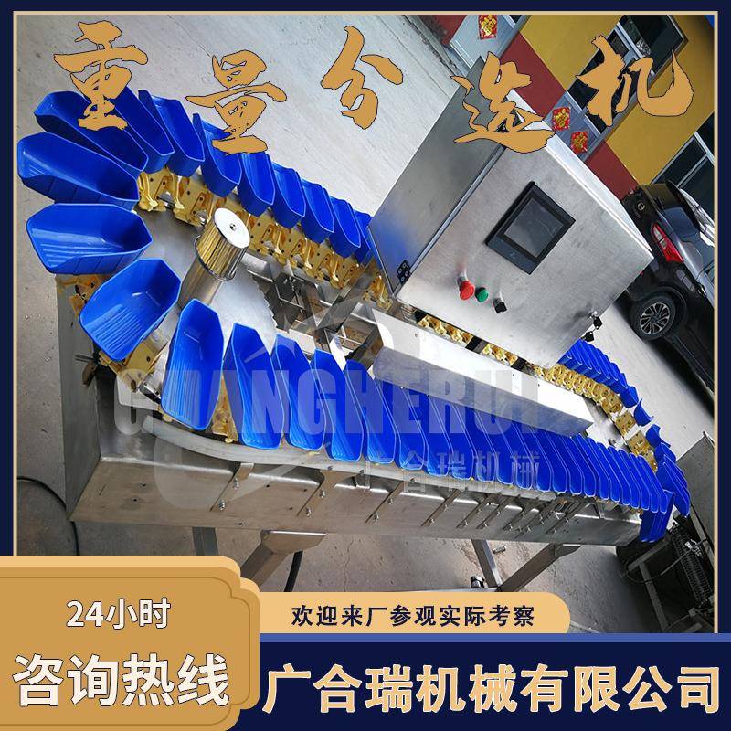 翻盘式水果火龙果分选机 生蚝牡蛎自动分拣机 海参等级重量分选机