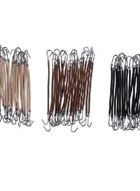 20Pcs/lot Elastic Clips Ponytail Hooks Headband Rubber