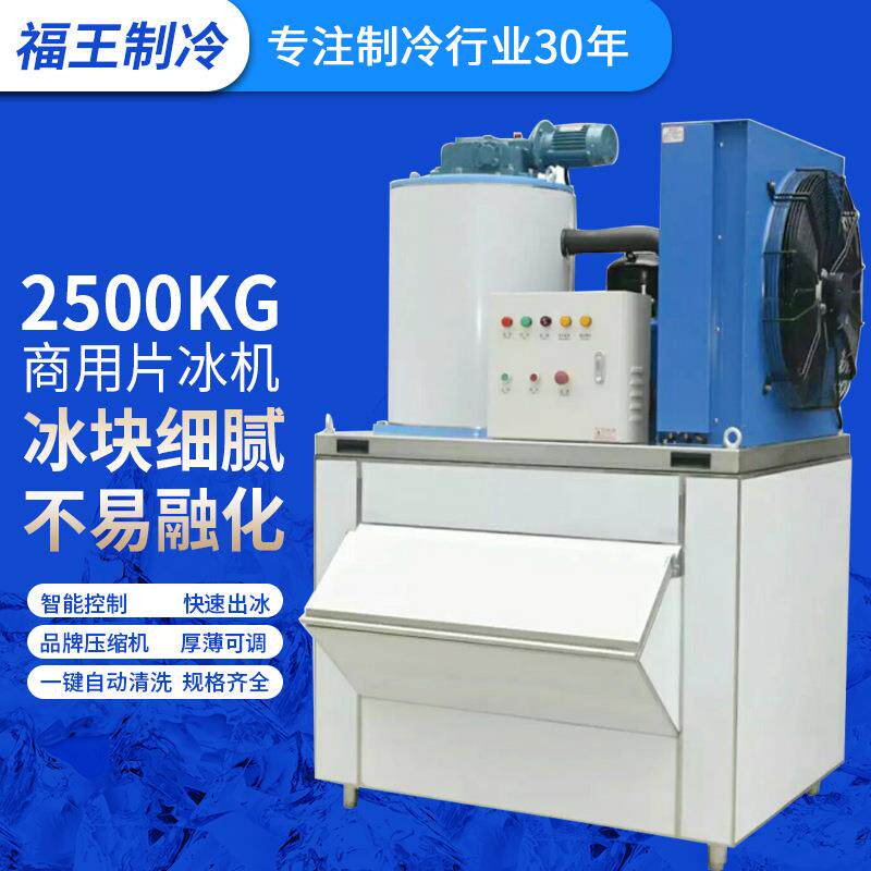 厂家供应海鲜水产片冰制冰机 商用片冰机工业超市片冰机
