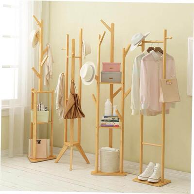 coat rack wooden coat hanger cloth stand clothes racks 衣架