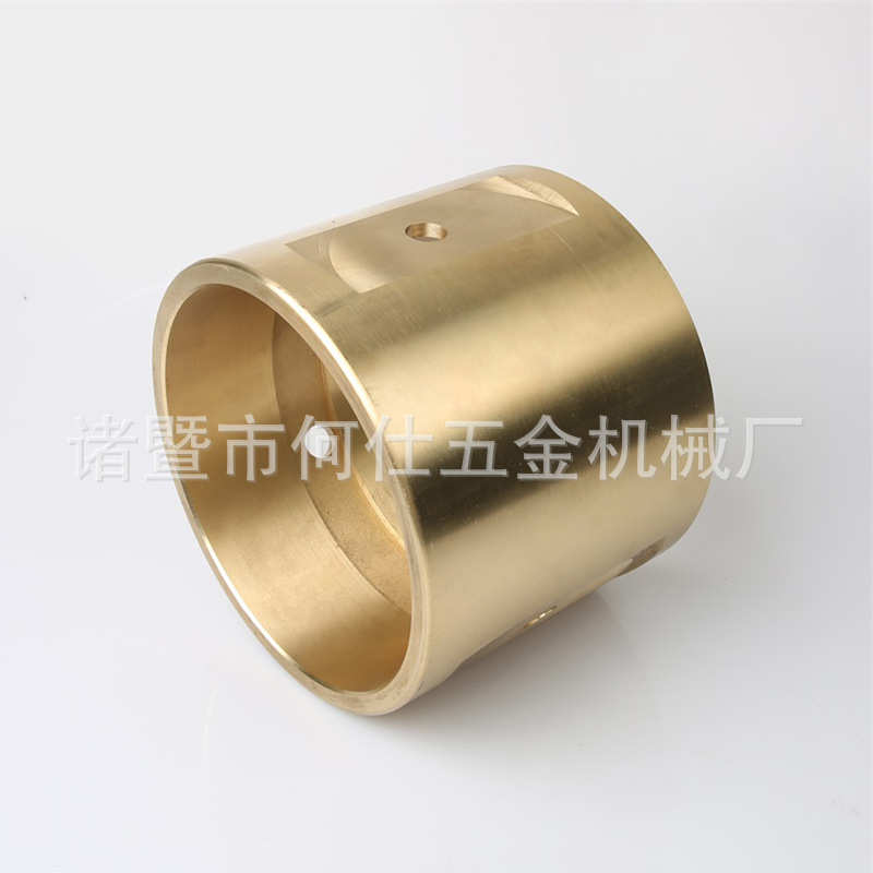 铜套加工法兰铜套批量生产轴瓦铜滑块非标轴瓦铜套件厂家