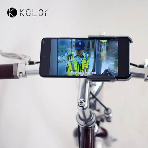 kolor卡勒单车铝合金骑行手机架自行车电动车导航手机固定架