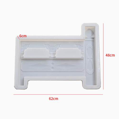 直销新款草坪花池砖模具公园花坛注塑成型模花坛围栏模具花池砖塑