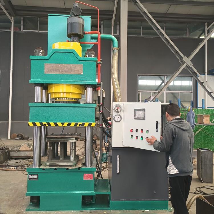 实体厂家直发315吨四柱伺服液压机离合器片刹车片冲压成型油压机