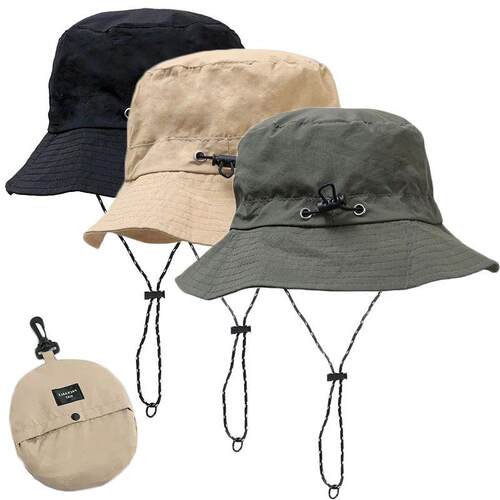 Foldable Panama Bucket Hat Outdoor Anti-UV Sun Hats For Men