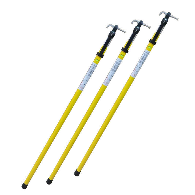 绝缘伸缩三角拉杆厂家批发高压伸缩拉闸杆令克棒加强口三角拉闸杆